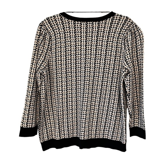 NWOT, Charter Club V-Neck Beaded Trim Sweater, Sz XXL - Picture 6 of 12